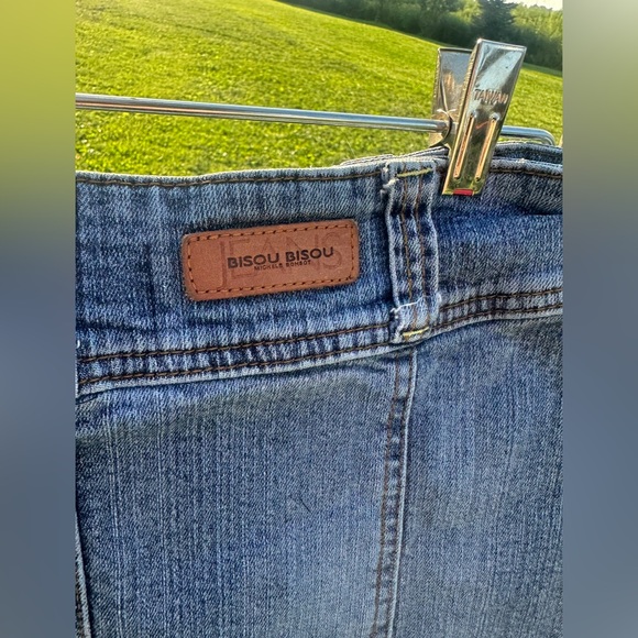 Bisou Bisou Denim mini skirt - Picture 3 of 6